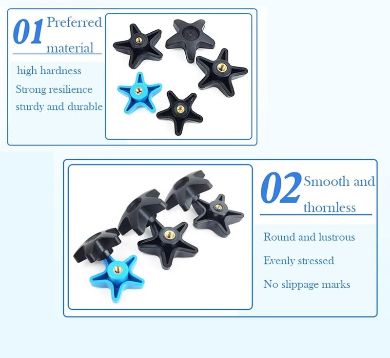 CHYDST 2 Sets Rollator Walker Replacement Knobs, Drive Walker Replacement Parts, Walker Replacement Parts, Drive Rollator Replacement Parts - Image 3